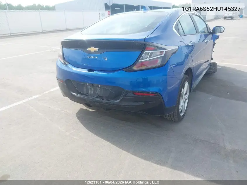 2017 Chevrolet Volt Lt VIN: 1G1RA6S52HU145327 Lot: 12623181