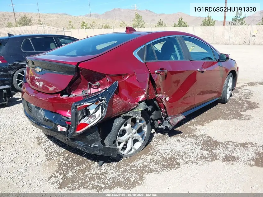 2017 Chevrolet Volt Premier VIN: 1G1RD6S52HU191330 Lot: 45328195