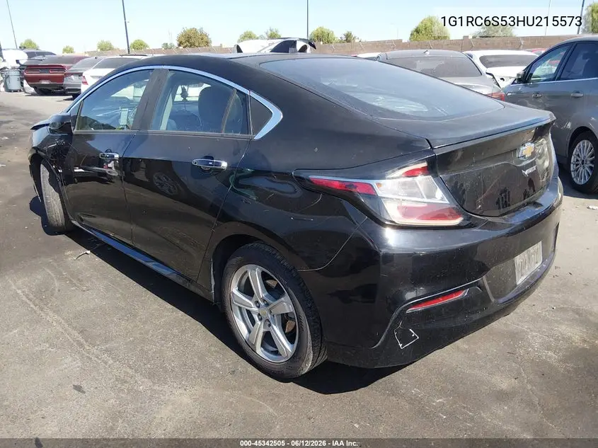2017 Chevrolet Volt Lt VIN: 1G1RC6S53HU215573 Lot: 45342505