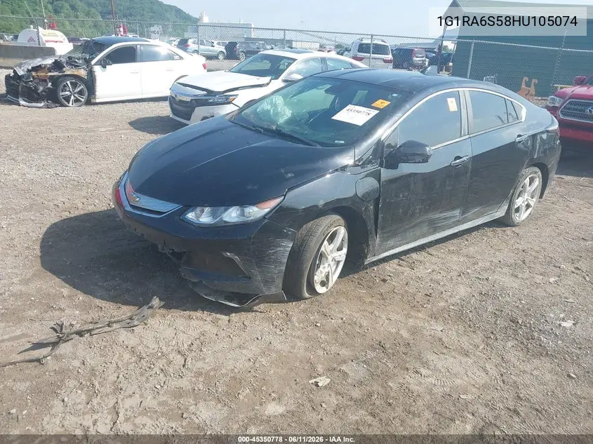 2017 Chevrolet Volt Lt VIN: 1G1RA6S58HU105074 Lot: 45350778