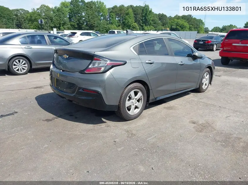 2017 Chevrolet Volt Lt VIN: 1G1RA6S5XHU133801 Lot: 45385335
