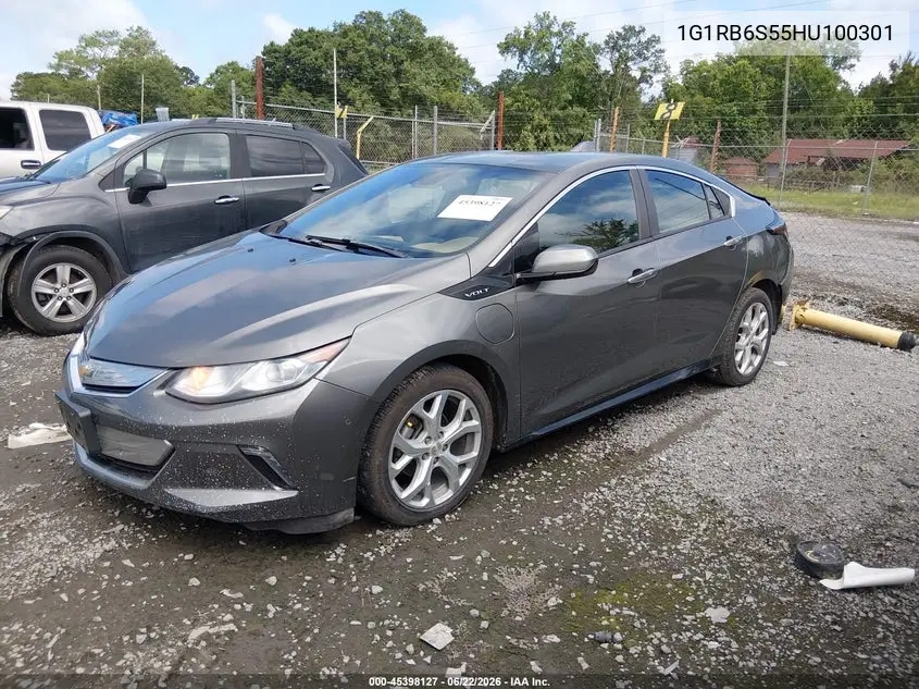 2017 Chevrolet Volt Premier VIN: 1G1RB6S55HU100301 Lot: 45398127