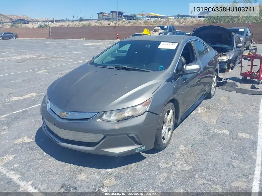 2017 Chevrolet Volt Lt VIN: 1G1RC6S58HU103741 Lot: 45445215