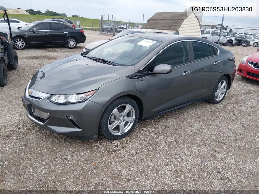 2017 Chevrolet Volt Lt VIN: 1G1RC6S53HU203830 Lot: 45447543