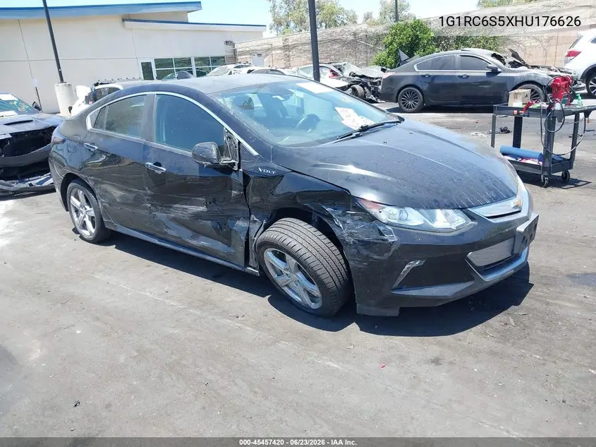 2017 Chevrolet Volt Lt VIN: 1G1RC6S5XHU176626 Lot: 45457420