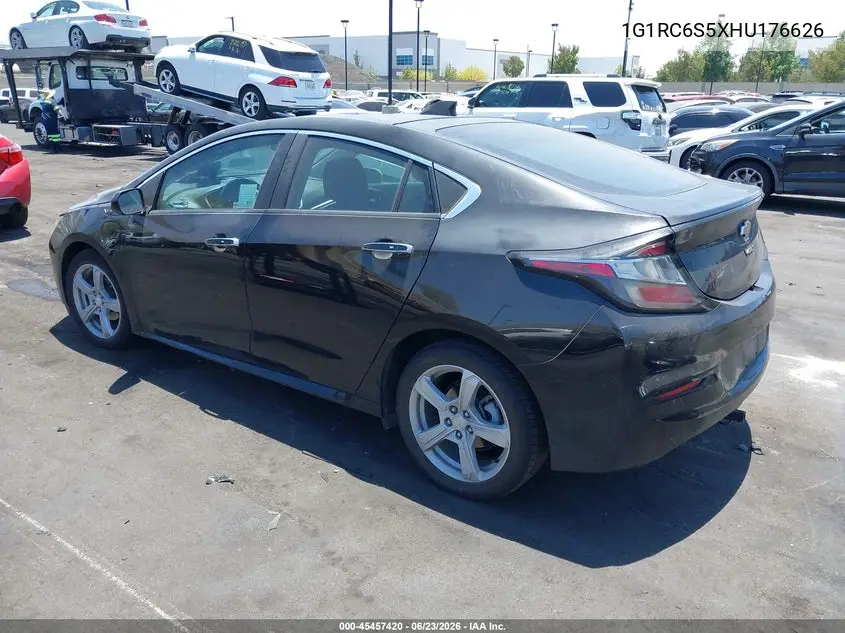 2017 Chevrolet Volt Lt VIN: 1G1RC6S5XHU176626 Lot: 45457420