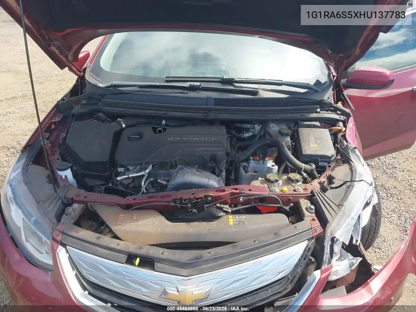 2017 Chevrolet Volt Lt VIN: 1G1RA6S5XHU137783 Lot: 45465866
