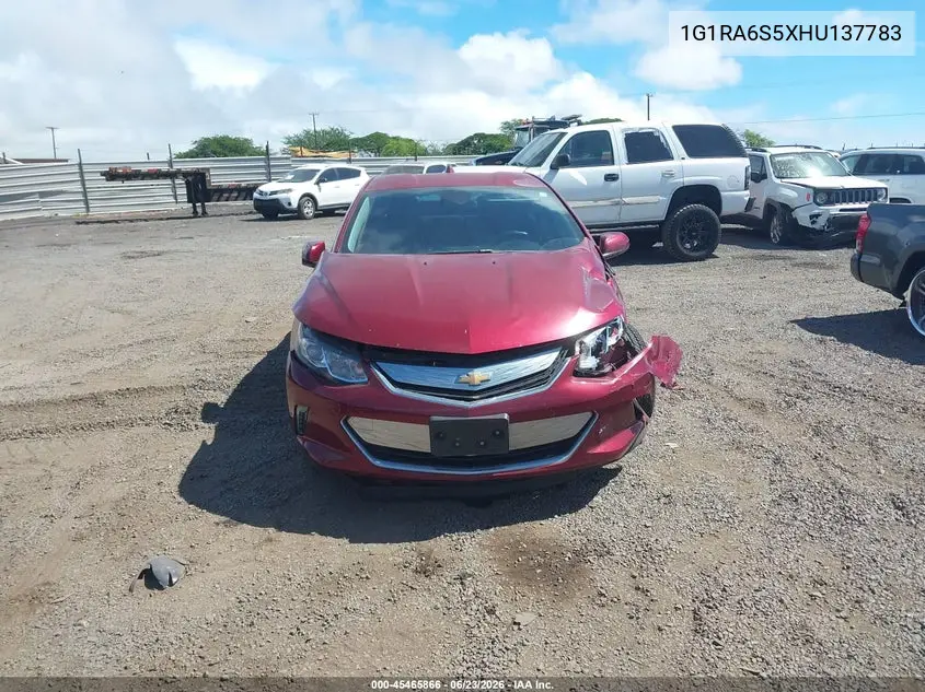 2017 Chevrolet Volt Lt VIN: 1G1RA6S5XHU137783 Lot: 45465866