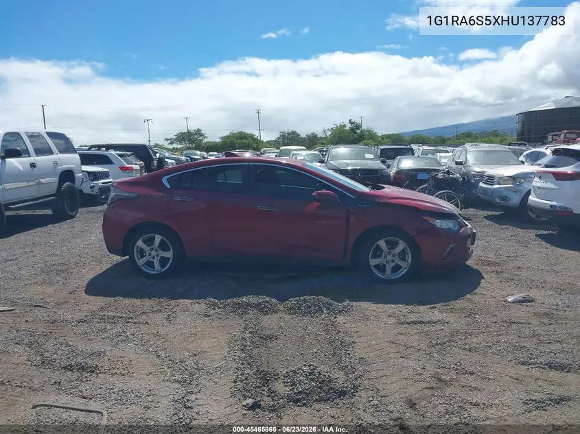 2017 Chevrolet Volt Lt VIN: 1G1RA6S5XHU137783 Lot: 45465866