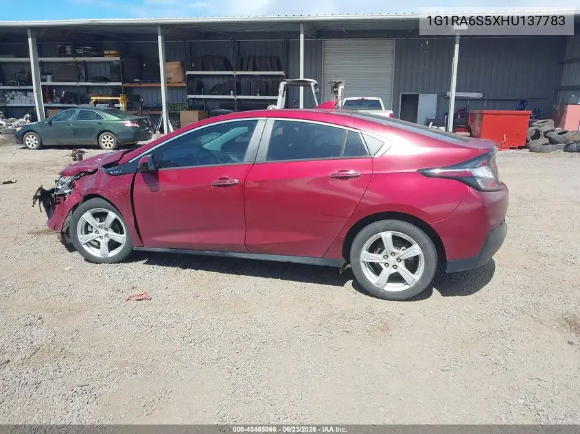 2017 Chevrolet Volt Lt VIN: 1G1RA6S5XHU137783 Lot: 45465866