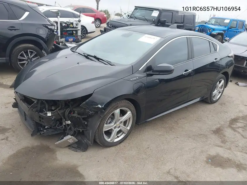 2017 Chevrolet Volt Lt VIN: 1G1RC6S57HU106954 Lot: 45486517