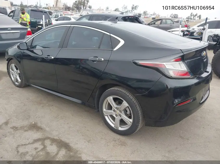 2017 Chevrolet Volt Lt VIN: 1G1RC6S57HU106954 Lot: 45486517