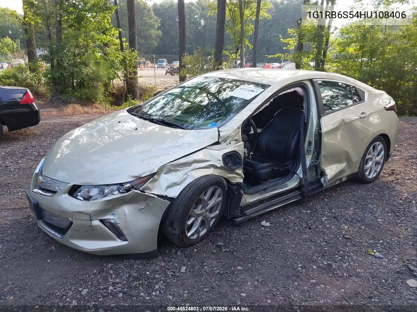 2017 Chevrolet Volt Premier VIN: 1G1RB6S54HU108406 Lot: 45524803