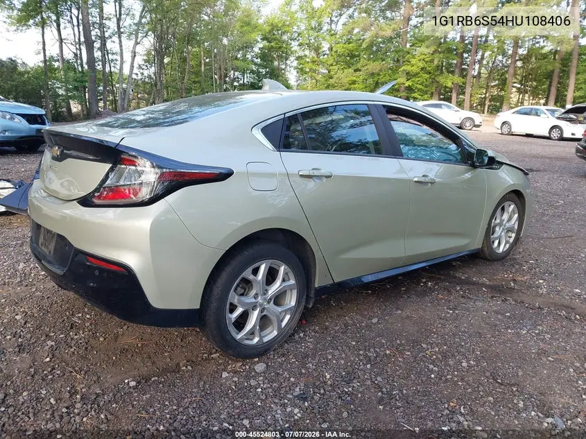 2017 Chevrolet Volt Premier VIN: 1G1RB6S54HU108406 Lot: 45524803