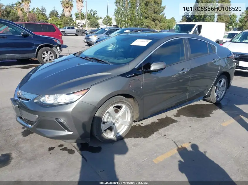 2017 Chevrolet Volt Lt VIN: 1G1RC6S56HU108520 Lot: 45530021