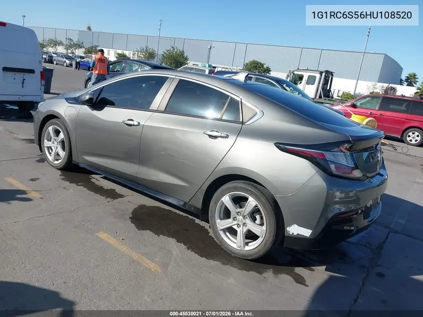 2017 Chevrolet Volt Lt VIN: 1G1RC6S56HU108520 Lot: 45530021