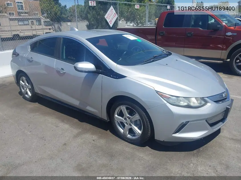 2017 Chevrolet Volt Lt VIN: 1G1RC6S55HU189400 Lot: 45535837