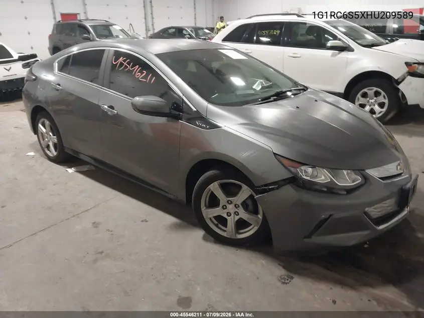 2017 Chevrolet Volt Lt VIN: 1G1RC6S5XHU209589 Lot: 45546211