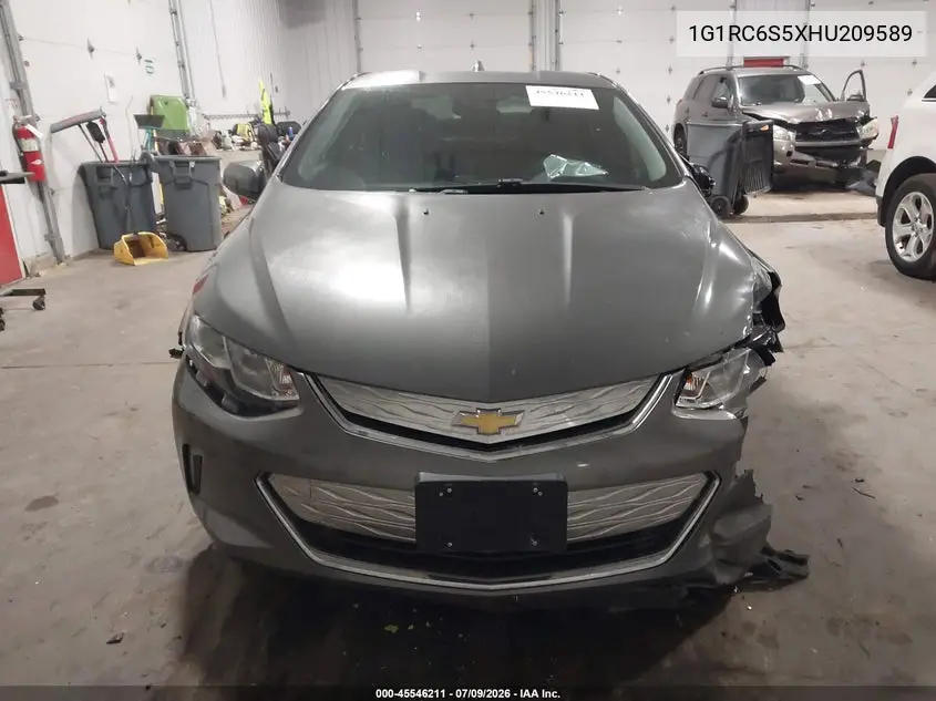 2017 Chevrolet Volt Lt VIN: 1G1RC6S5XHU209589 Lot: 45546211