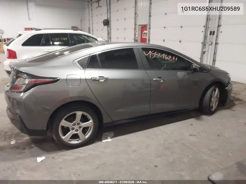 2017 Chevrolet Volt Lt VIN: 1G1RC6S5XHU209589 Lot: 45546211