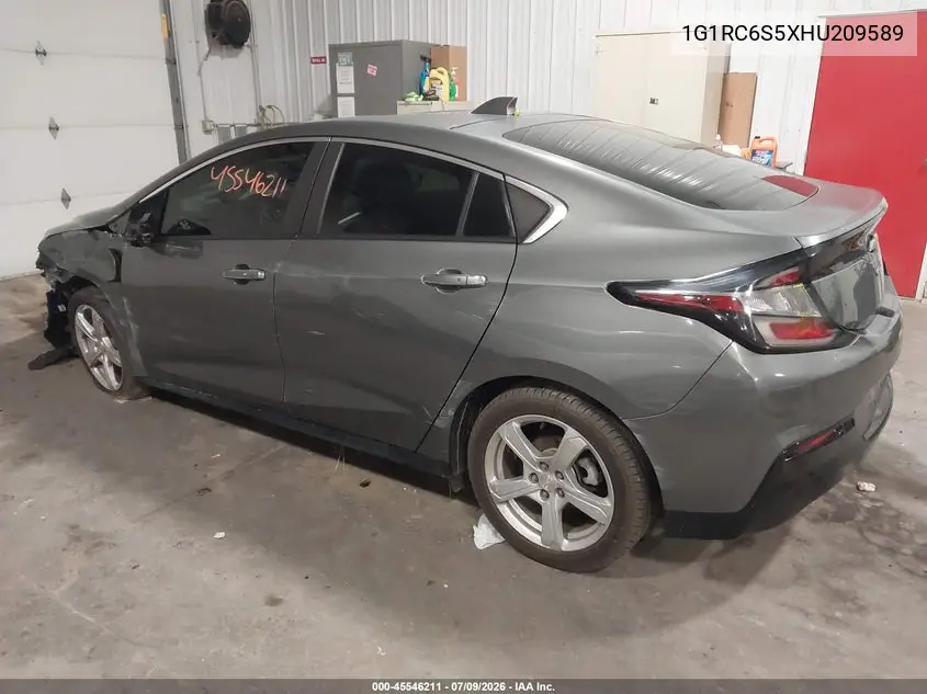 2017 Chevrolet Volt Lt VIN: 1G1RC6S5XHU209589 Lot: 45546211