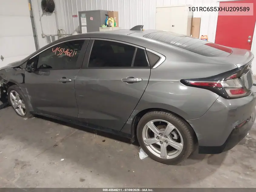 2017 Chevrolet Volt Lt VIN: 1G1RC6S5XHU209589 Lot: 45546211
