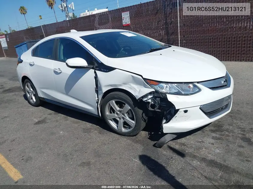 2017 Chevrolet Volt Lt VIN: 1G1RC6S52HU213121 Lot: 45551300