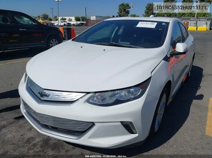 2017 Chevrolet Volt Lt VIN: 1G1RC6S52HU213121 Lot: 45551300