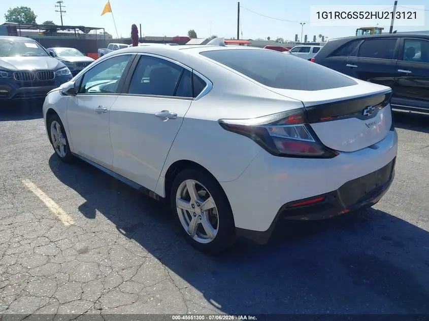 2017 Chevrolet Volt Lt VIN: 1G1RC6S52HU213121 Lot: 45551300