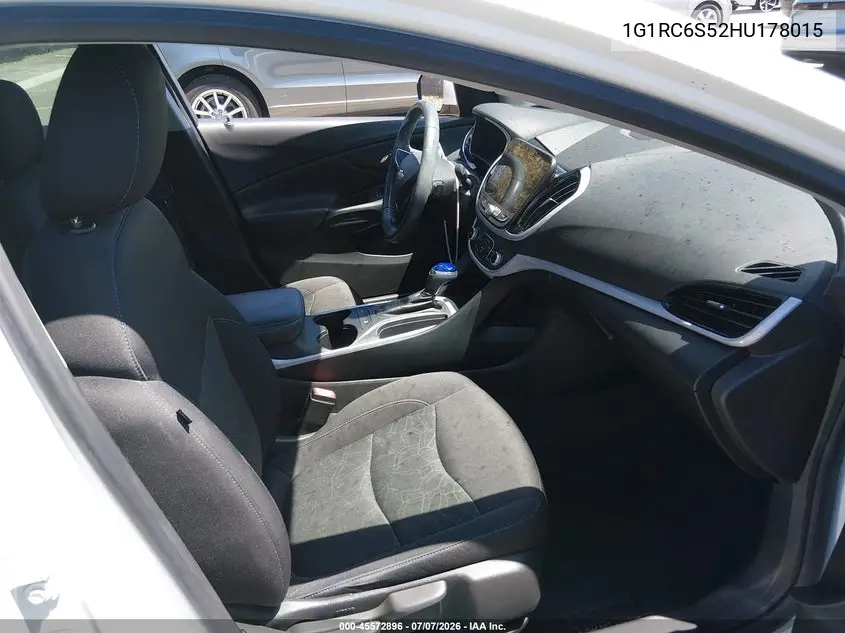 2017 Chevrolet Volt Lt VIN: 1G1RC6S52HU178015 Lot: 45572896