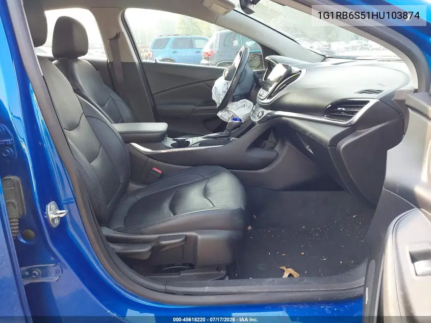 2017 Chevrolet Volt Premier VIN: 1G1RB6S51HU103874 Lot: 45618220