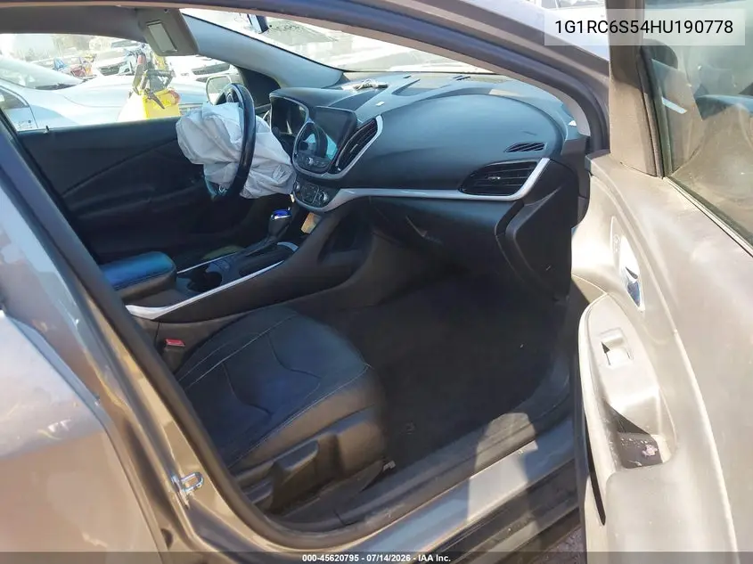 2017 Chevrolet Volt Lt VIN: 1G1RC6S54HU190778 Lot: 45620795
