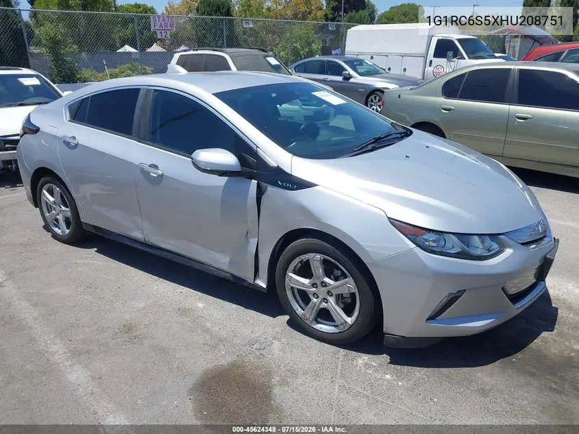 2017 Chevrolet Volt Lt VIN: 1G1RC6S5XHU208751 Lot: 45624348