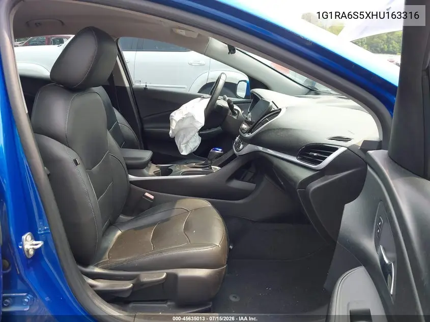 2017 Chevrolet Volt Lt VIN: 1G1RA6S5XHU163316 Lot: 45635013