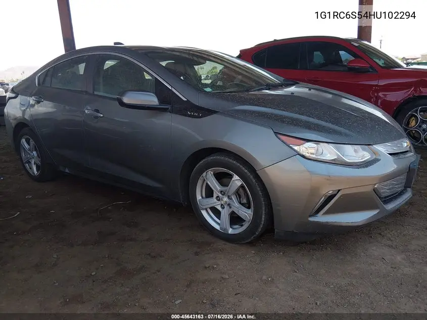 2017 Chevrolet Volt Lt VIN: 1G1RC6S54HU102294 Lot: 45643163