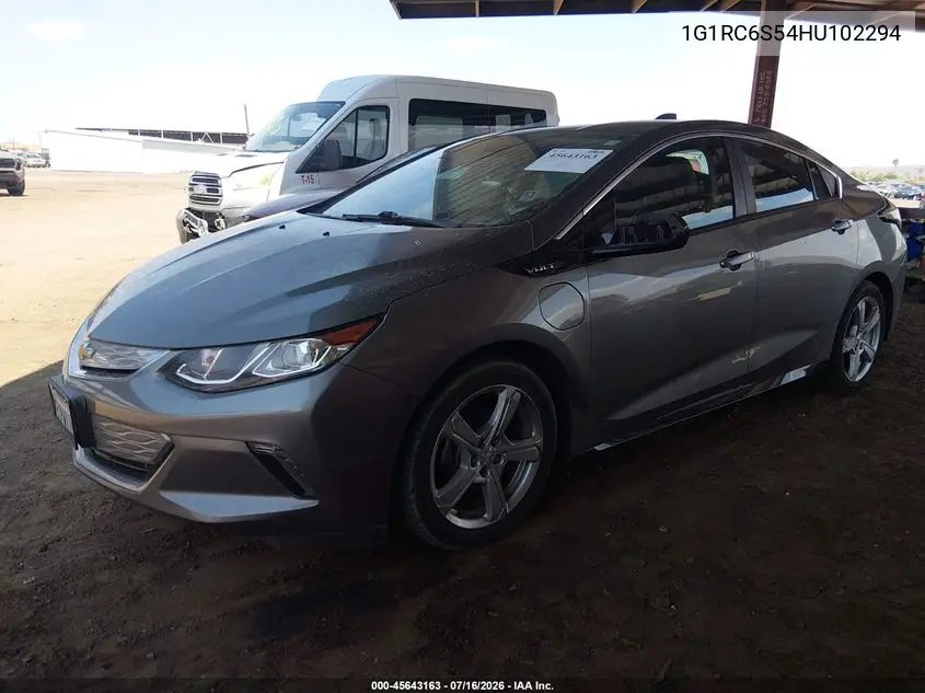 2017 Chevrolet Volt Lt VIN: 1G1RC6S54HU102294 Lot: 45643163