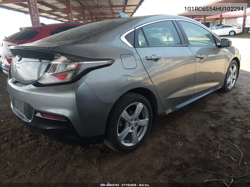 2017 Chevrolet Volt Lt VIN: 1G1RC6S54HU102294 Lot: 45643163