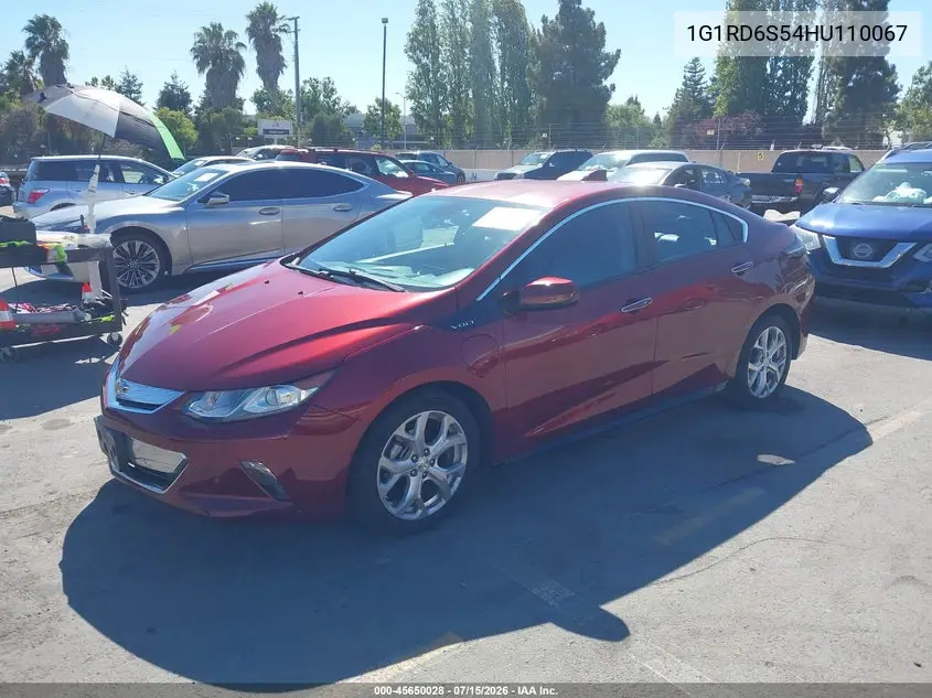 2017 Chevrolet Volt Premier VIN: 1G1RD6S54HU110067 Lot: 45650028