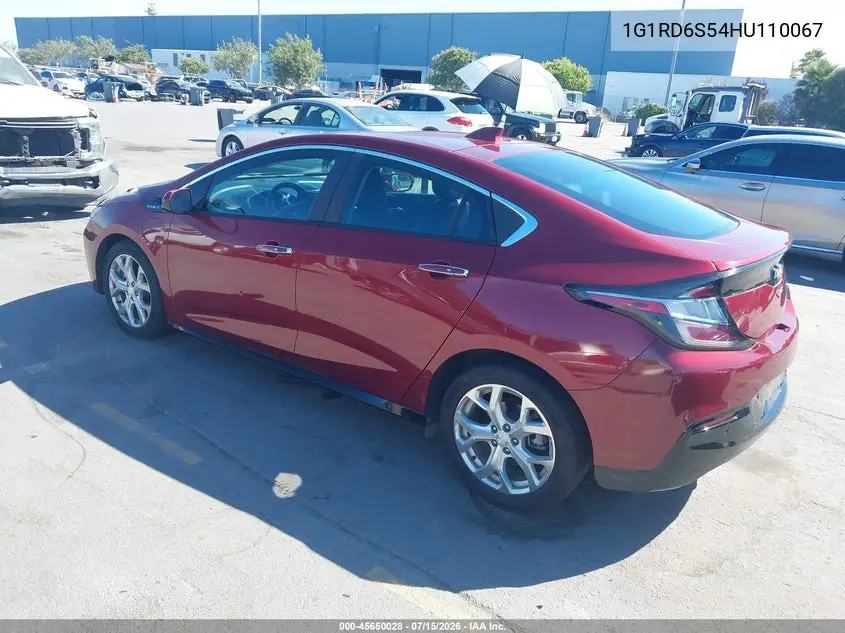 2017 Chevrolet Volt Premier VIN: 1G1RD6S54HU110067 Lot: 45650028
