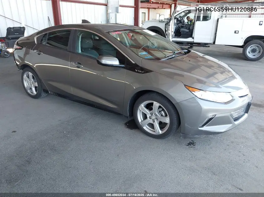 2017 Chevrolet Volt Lt VIN: 1G1RC6S59HU120886 Lot: 45652034
