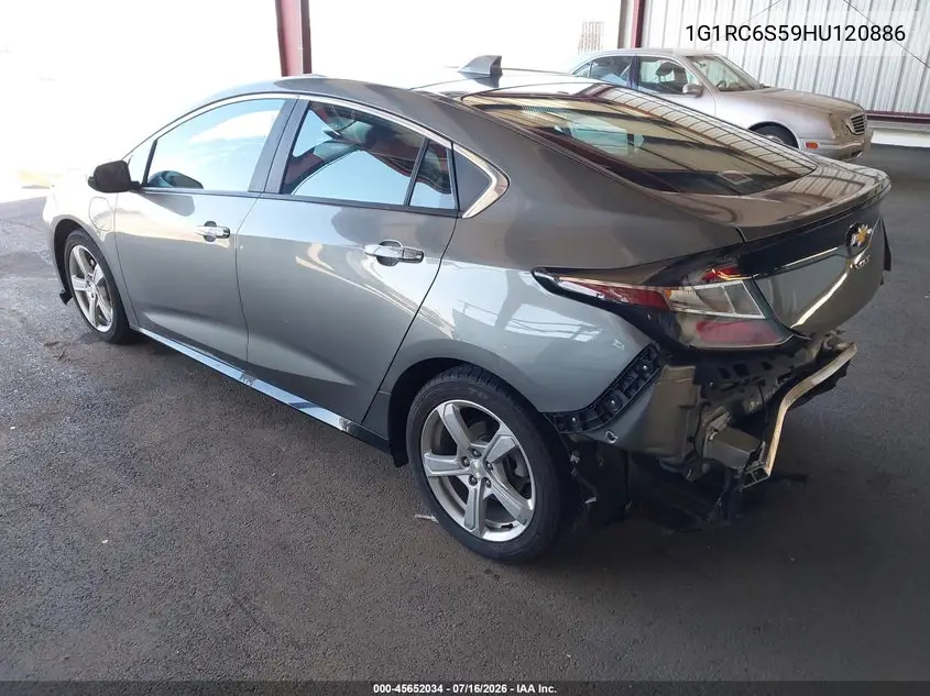 2017 Chevrolet Volt Lt VIN: 1G1RC6S59HU120886 Lot: 45652034
