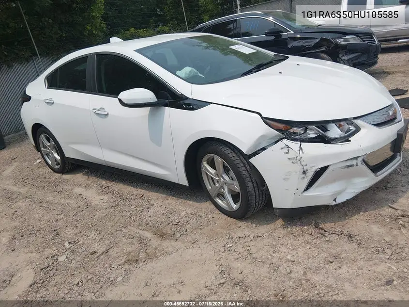 2017 Chevrolet Volt Lt VIN: 1G1RA6S50HU105585 Lot: 45652732