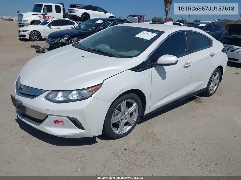 2018 Chevrolet Volt Lt VIN: 1G1RC6S57JU157618 Lot: 45279639
