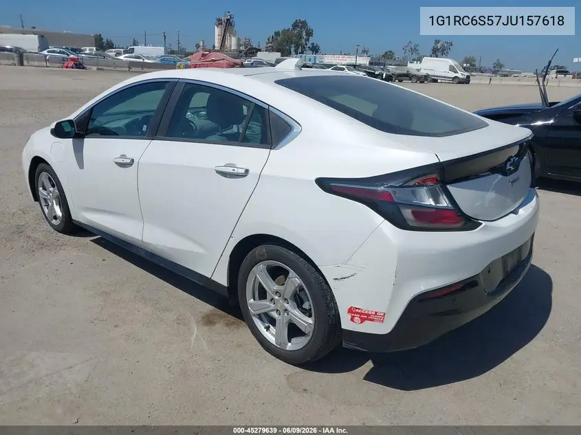 2018 Chevrolet Volt Lt VIN: 1G1RC6S57JU157618 Lot: 45279639