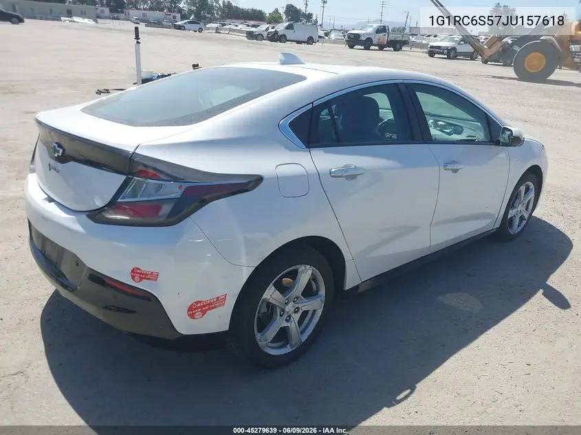 2018 Chevrolet Volt Lt VIN: 1G1RC6S57JU157618 Lot: 45279639
