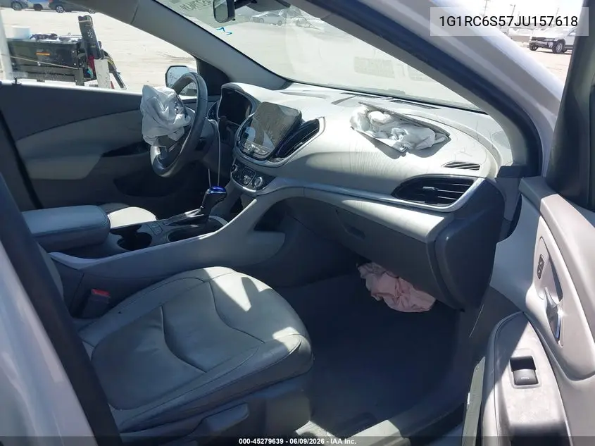 2018 Chevrolet Volt Lt VIN: 1G1RC6S57JU157618 Lot: 45279639
