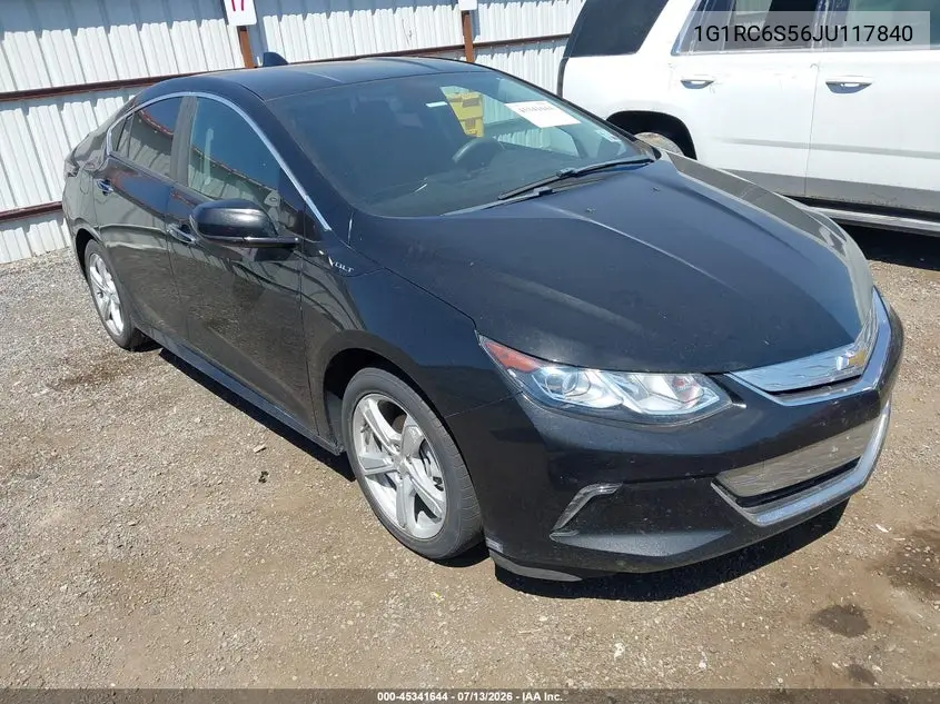 2018 Chevrolet Volt Lt VIN: 1G1RC6S56JU117840 Lot: 45341644