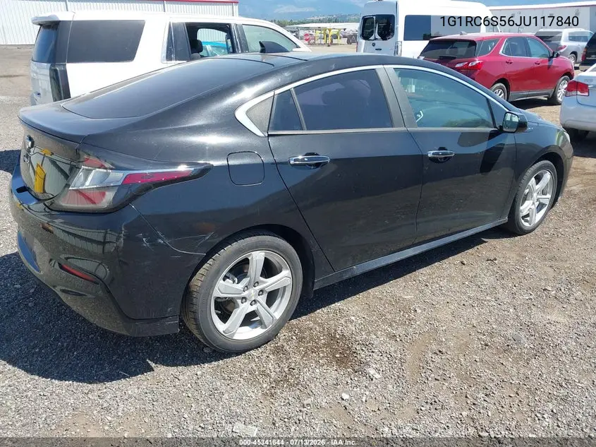 2018 Chevrolet Volt Lt VIN: 1G1RC6S56JU117840 Lot: 45341644
