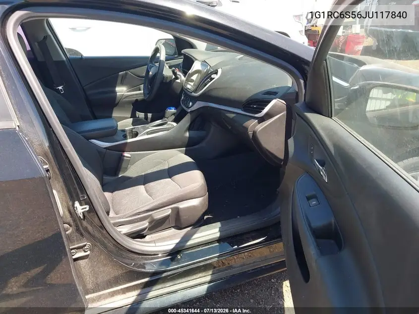 2018 Chevrolet Volt Lt VIN: 1G1RC6S56JU117840 Lot: 45341644