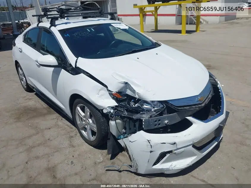 2018 Chevrolet Volt Lt VIN: 1G1RC6S59JU156406 Lot: 45372049